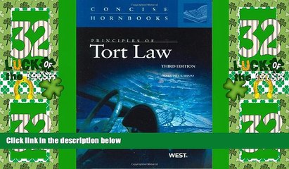 Big Deals  Principles of Tort Law, 3d (Concise Hornbooks) (Concise Hornbook Series)  Best Seller