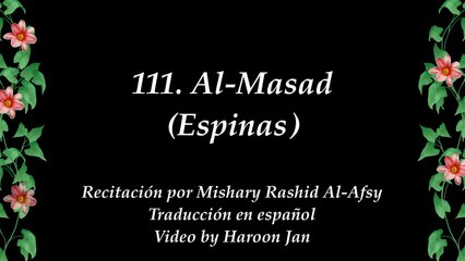 Quran 111 Al-Masad Spanish Translation
