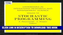 [PDF] FREE Stochastic Programming, Volume 10 (Handbooks in Operations Research and Management