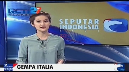 Gempa 6,2 SR Guncang Italia