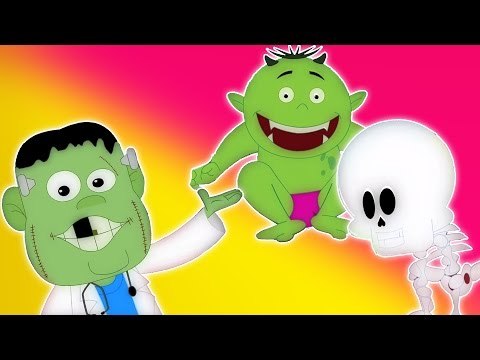 Голова Плечи колени и пальцы ног | Учебное видео | Страшные Рифма | Head Shoulders Knees And Toes