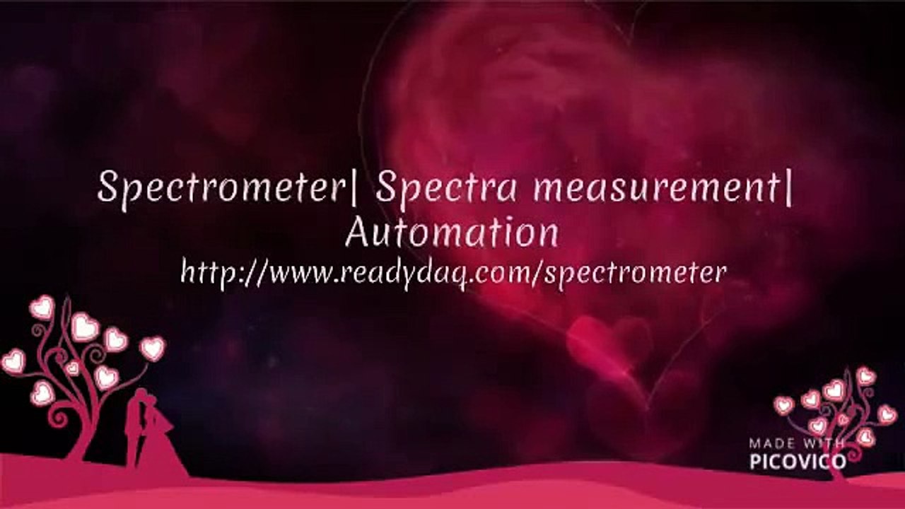 Spectrometer| spectra measurement| automation