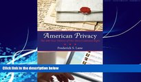 Books to Read  American Privacy: The 400-Year History of Our Most Contested Right  Best Seller