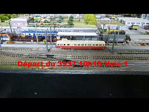 Les trains en gare de L'Usine