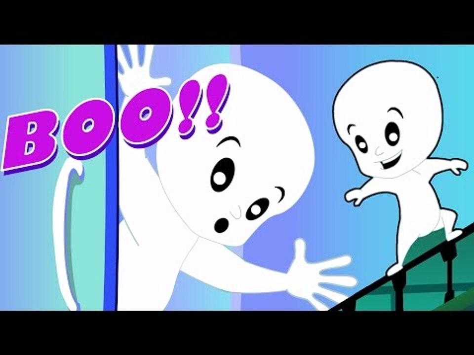 Del fantasma traviesa en mi hogar | Asustadiza rimas infantiles | video cabritos