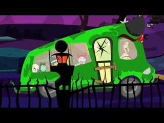 ruedas de miedo en el autobús | los niños canciones en español | the wheels on the bus scary