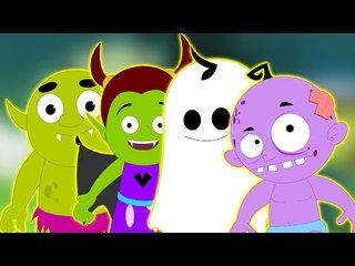 Download Video: Noche de Halloween | niños rimas de miedo en español | canciones infantiles | Halloween Night