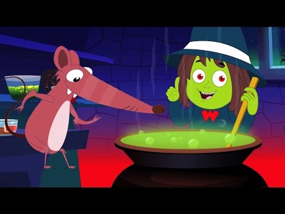 Brujas sopa canción | Poesías infantiles Colección | de miedo Canción para niños | Witches Soup