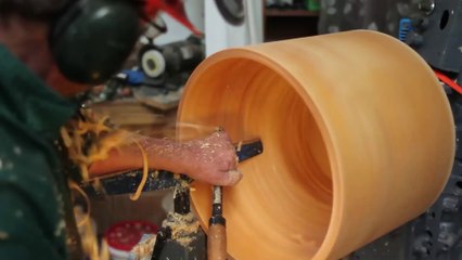 Création d'un abajour de lampe à partir d'un arbre !