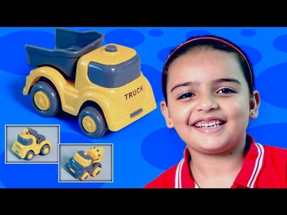 Trucks and Construction Vehicles | Toy Unboxing with The Issy Missy Show - TIMS