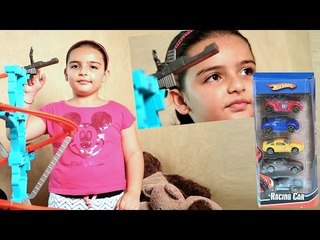 Cars Toys Unboxing | Hot Wheels Race Track | Learn Colors and Numbers | TIMS - The Issy Missy Show