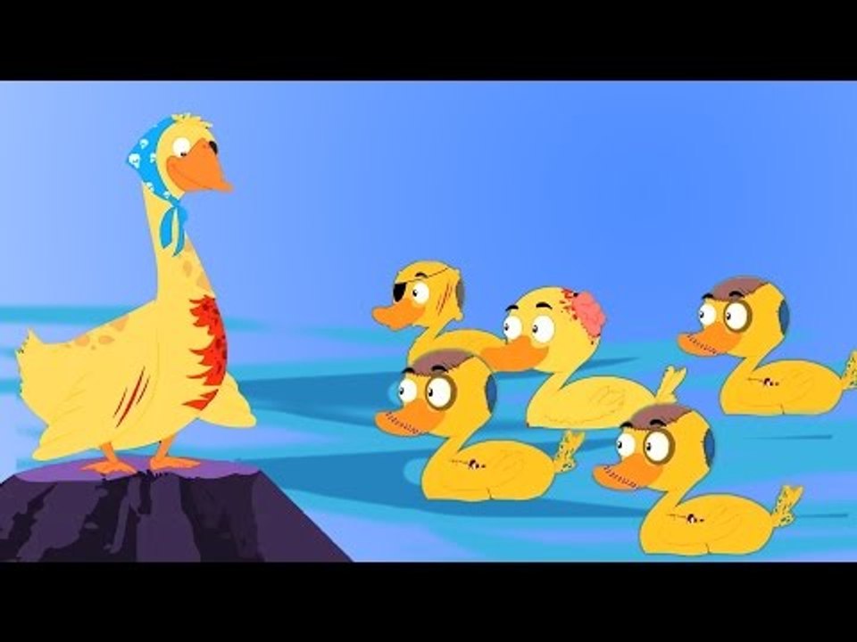 пять маленьких уток | детские потешки | рифмы в...