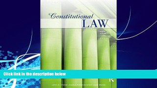 Books to Read  Constitutional Law (John C. Klotter Justice Administration Legal)  Best Seller