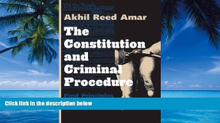 Books to Read  The Constitution and Criminal Procedure: First Principles  Best Seller Books Best