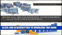 [Ebook] BIM for Building Owners and Developers: Making a Business Case for Using BIM on Projects