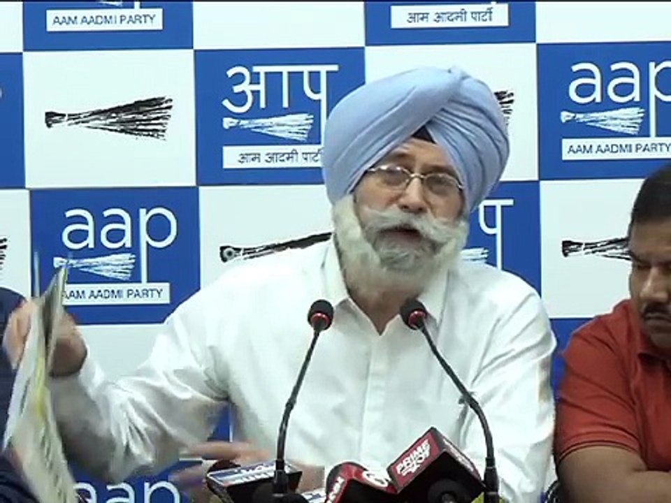 AAP's H S Phoolka Press Brief Untraceable 1984 Witness speak (In English)