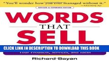 [Ebook] Words that Sell: More than 6000 Entries to Help You Promote Your Products, Services, and