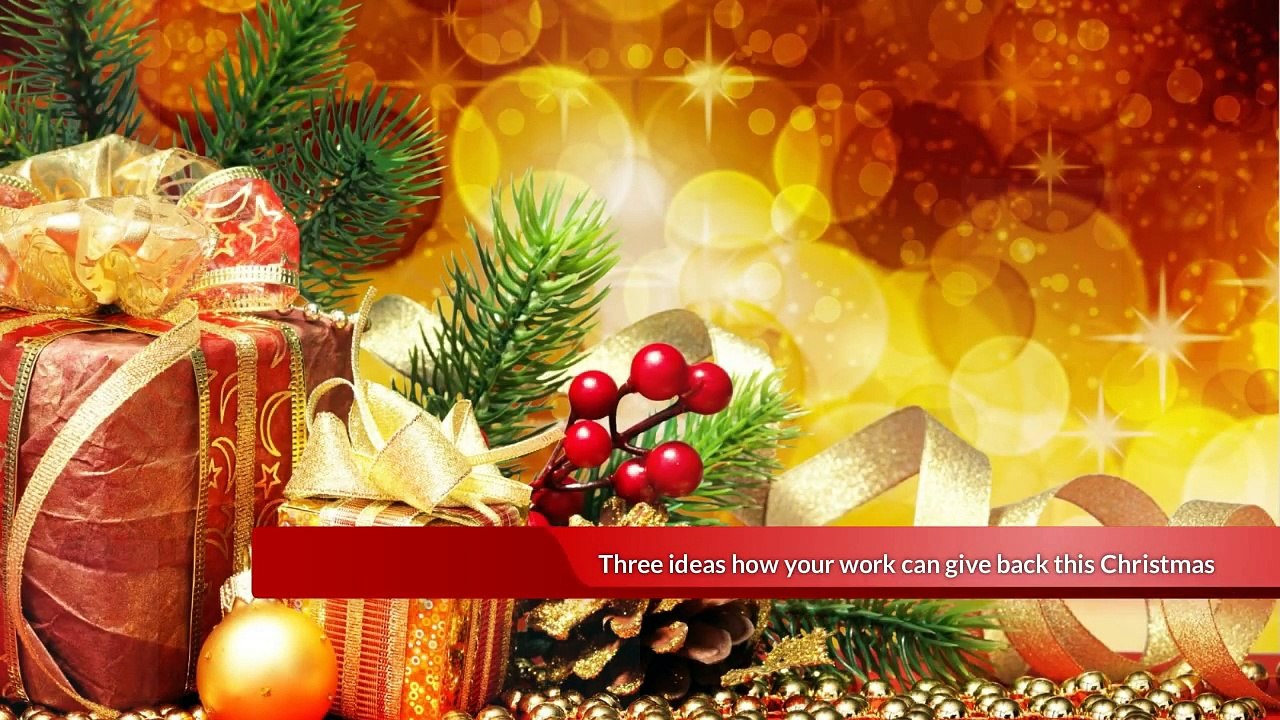 Three ideas how your work can give back this Christmas - Corporate Challenge Events