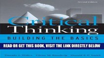 [BOOK] PDF Critical Thinking: Building the Basics (Study Skills/Critical Thinking) Collection BEST