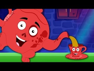 Sono un po 'rima teiera | poesia nursery per i bambini | rime paura dei bambini