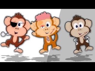 Скачать видео: unheimlich Fünf kleine Affen | Kinderzimmer Rhyme | Kinder-Song | Kids Rhymes | Five Little Monkeys