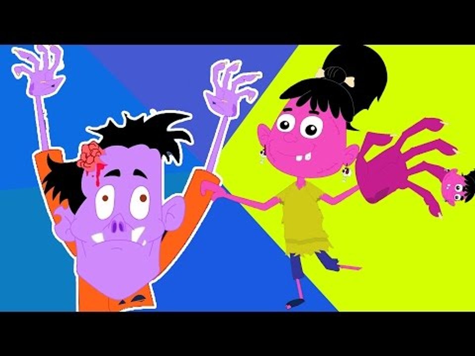 Zombi dito Famiglia | filastrocche Collezione | spaventoso Canzoni | Zombie Finger Family Song