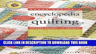 Read Now Donna Kooler s Revised Encyclopedia of Quilting (Leisure Arts #15962) (Donna Kooler s