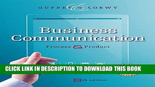 [Ebook] Bundle: Business Communication: Process and Product, 8th + Aplia Printed Access Card