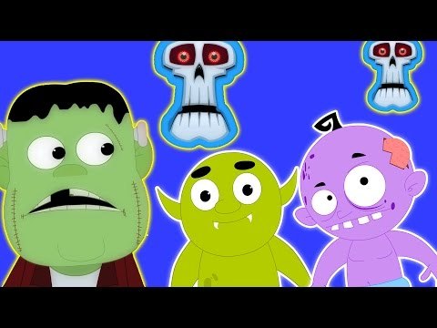 Olá É o Dia das Bruxas | Desenhos animados para crianças | vídeo educativo | Canções scary Halloween