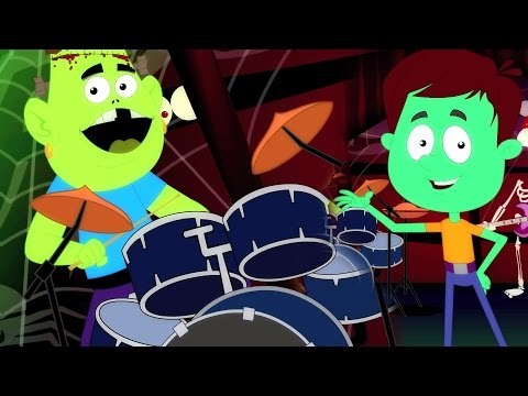 Monstro mashup | berçário Rimas | crianças canção coleção | dia das bruxas canção | Monster Mashup