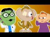 Năm khỉ nhỏ | vần điệu trẻ phổ biến | video giáo dục cho trẻ em | Five Little Monkeys