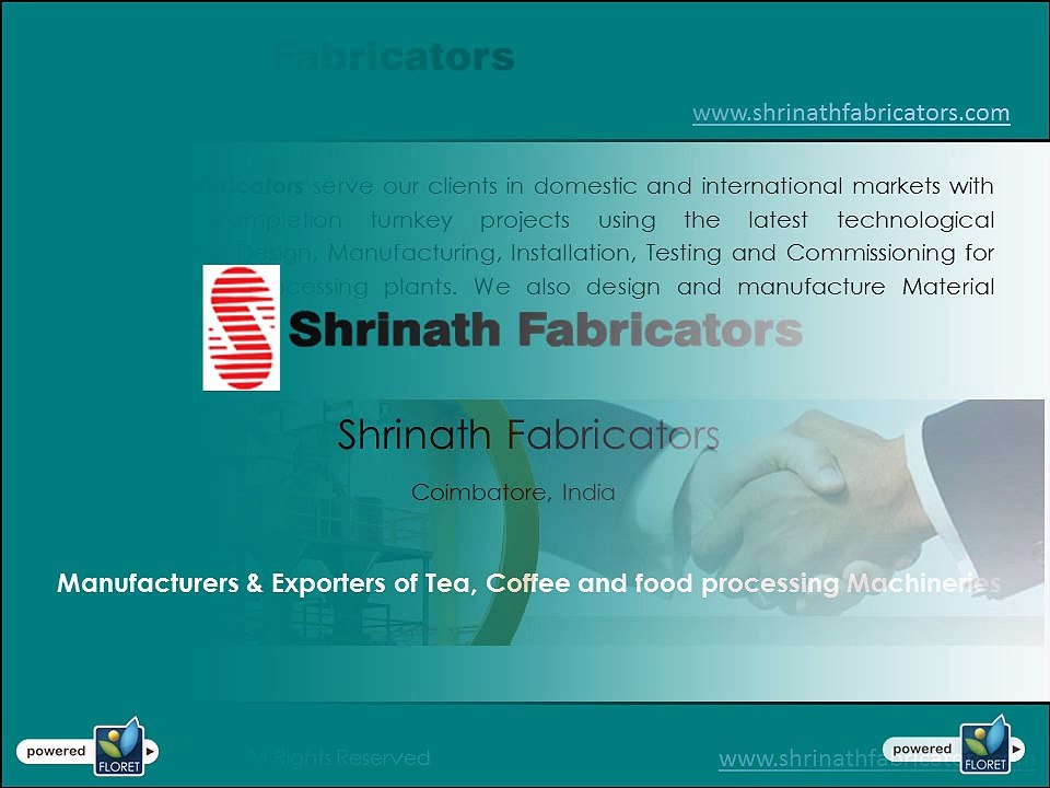 Tea Processing Machine Manufacturers