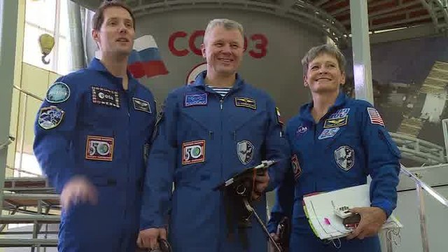 Thomas Pesquet training at Star City