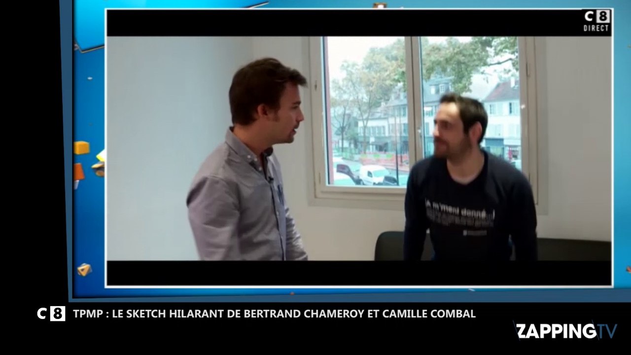 TPMP : Bertrand Chameroy et Camille Combal fêtent leurs retrouvailles avec un sketch hilarant (Vidéo)