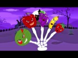 frutas dedo família | rimas de berçário coleção | Scary Songs For Kids | Fruits Finger Family Song