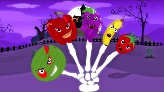 frutas dedo família | rimas de berçário coleção | Scary Songs For Kids | Fruits Finger Family Song