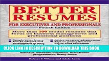 [PDF] Better Resumes foe Executives and Professionals (Barron s Better Resumes for Executives)