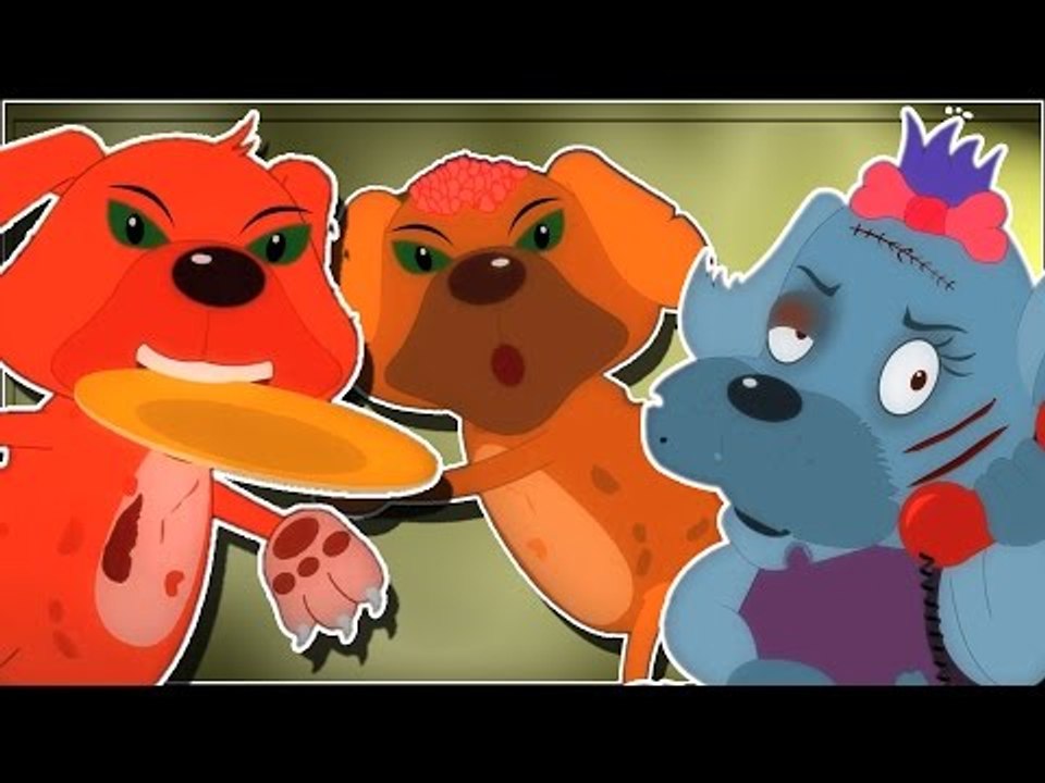 Cinq petits chiots | Comptine pour les enfants