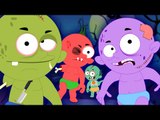 five little zombies | halloween song | scary rhymes | childrens rhymes | nursery rhymes