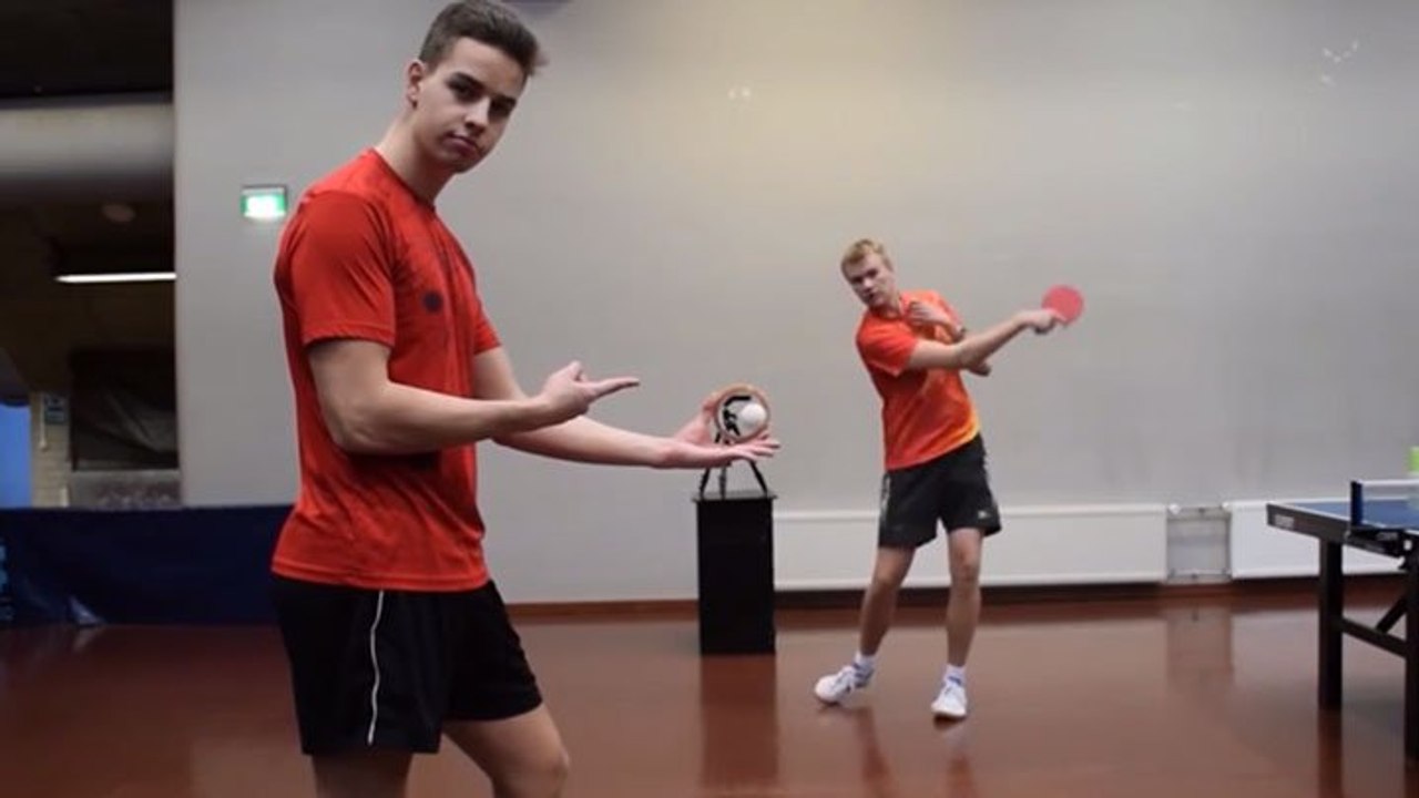 Le Best of de trickshots en ping pong par les finlandais de Pongfinity