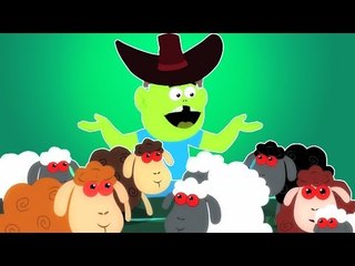 Baa Baa ovelha negra | Cartoon para crianças | compilação | Assustador Rima | Baa Baa Black Sheep