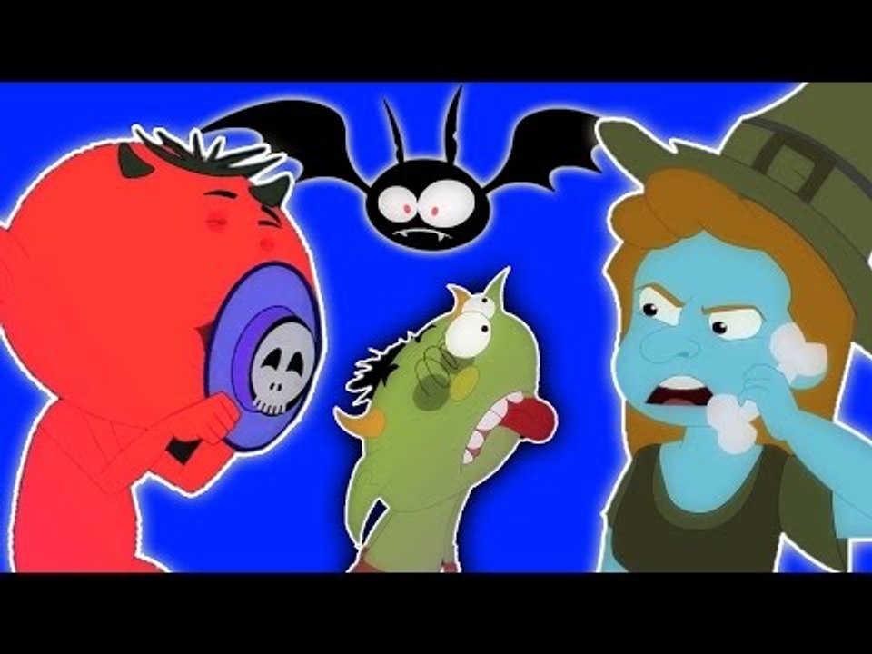 Cinco monstro pequenos | assustador Rhymes | Compilação | mais populares berçário Rima