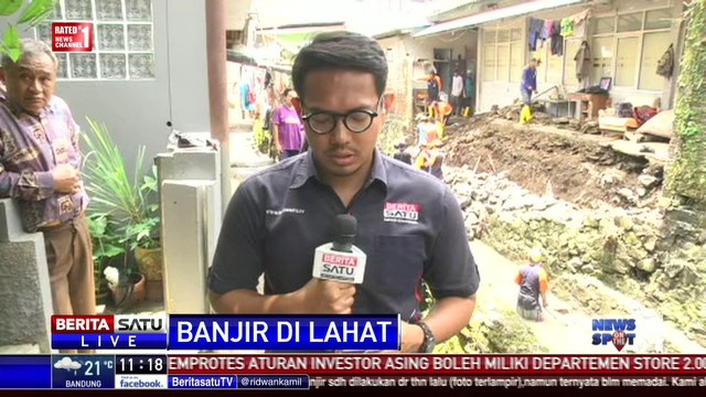 Hujan Deras, Kabupaten Lahat Terendam Banjir 50 Centimeter