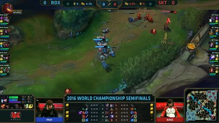 SKT vs ROX - Game 1 Semi Finals Worlds 2016 - LoL S6 World Championship SK Telecom T1 vs Rox Tigers_22