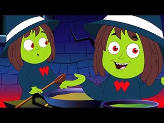 Sopa de brujas | Halloween canción | miedo historieta para niños | Witch Soup | Nursery Rhyme