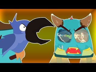 de miedo Ruedas en la autobús | La poesía infantil | De miedo cabritos Canción | Wheels on the Bus