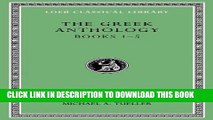 [Free Read] The Greek Anthology, Volume I: Book 1: Christian Epigrams. Book 2: Description of the