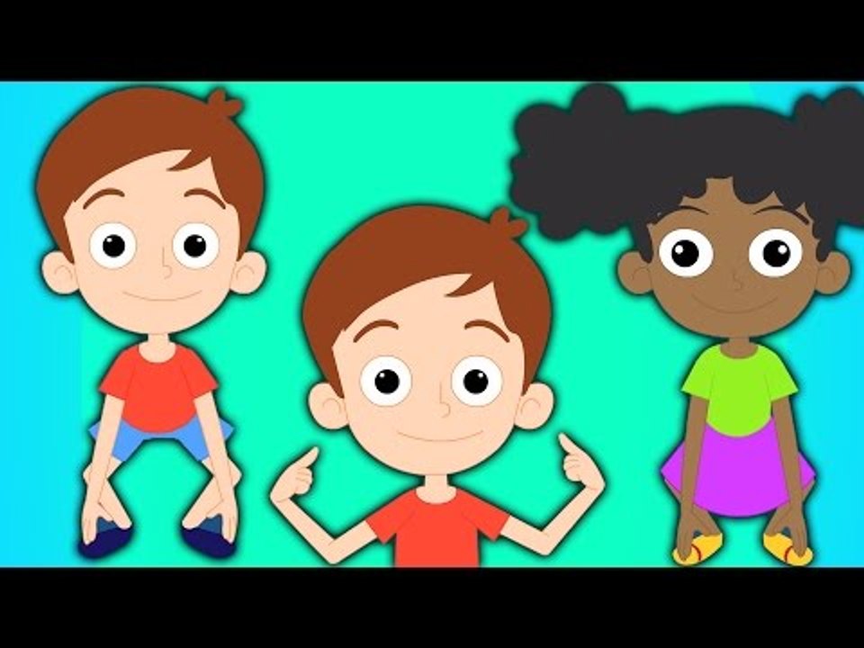 Đầu, vai, đầu gối và ngón chân ươm vần điệu cho trẻ em | Bài hát cho trẻ em | biên soạn