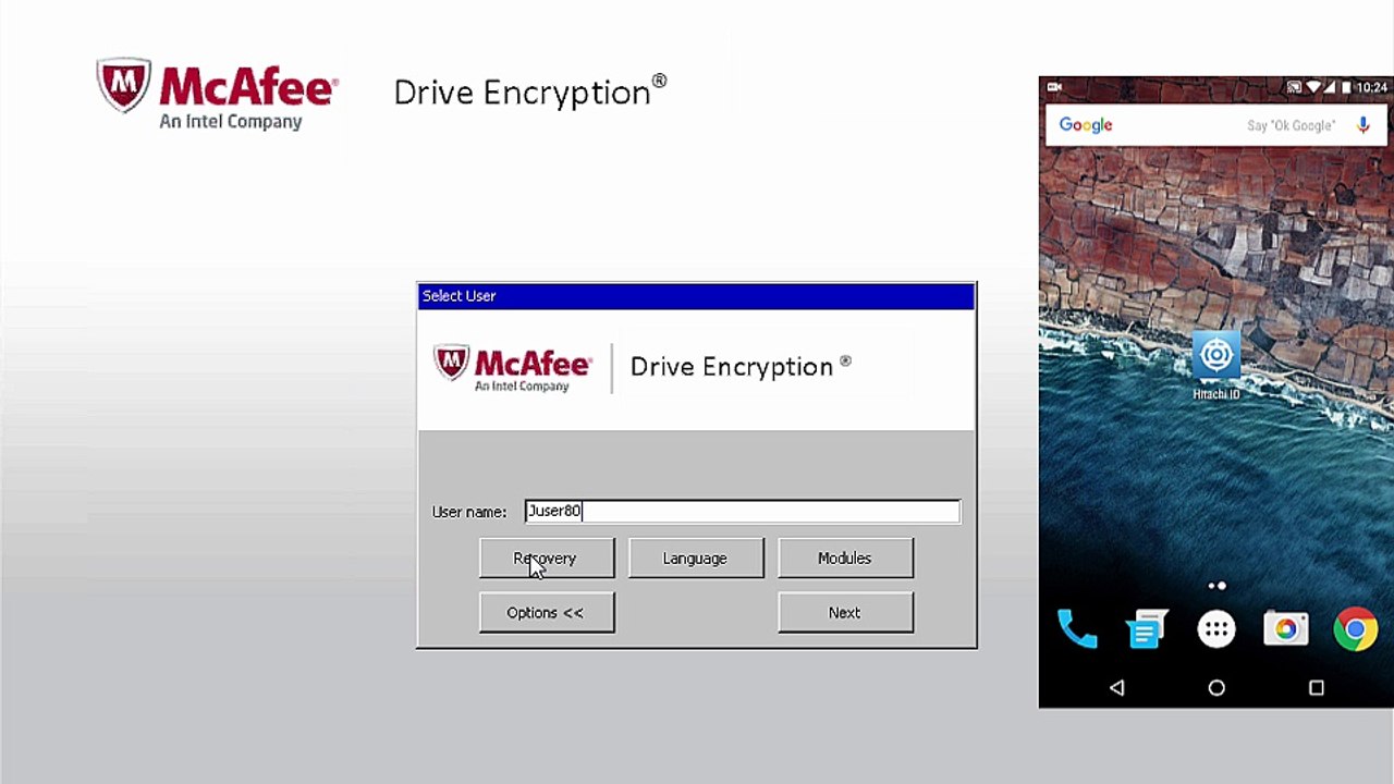 Hitachi ID Password Manager 10.0 - Unlock pre-boot password