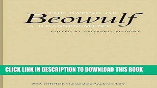 [Free Read] The Dating of Beowulf: A Reassessment Free Online
